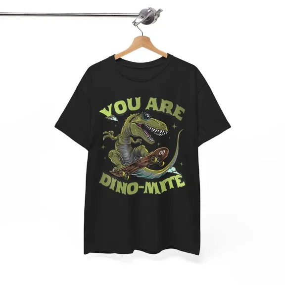 Hot Trending T-Shirt With Dinosaur T-Shirt S-5Xl | You Are Dino- Mite Shirt | T-Rex Jurassic Lover Shirt