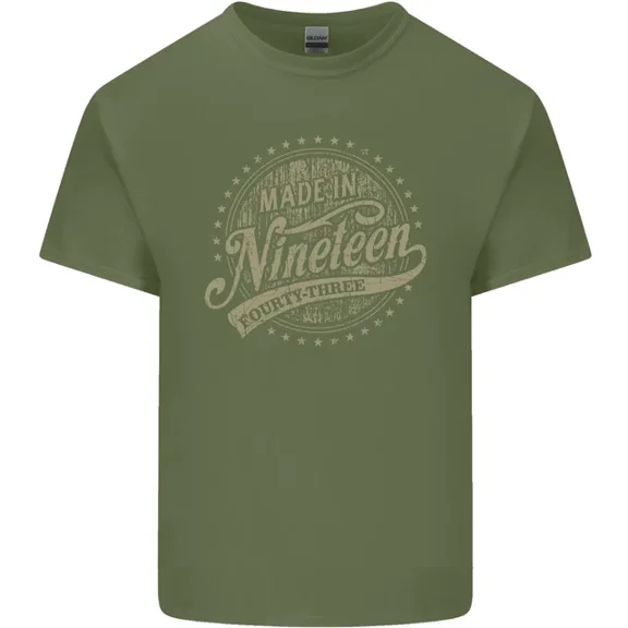 Hot Trending T-Shirt With Distressed 82Nd Birthday Made In 1943 T-Shirt Design Preview Only