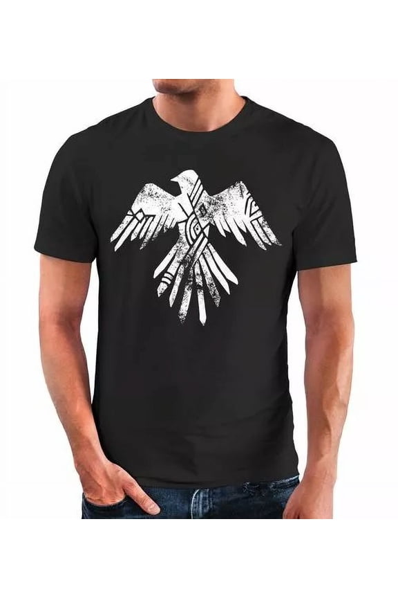 Hot Trending T-Shirt With Eagle Print Ethno Aztec Eagle Fashion Street Style T Design Preview Only