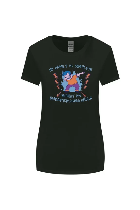 Hot Trending T-Shirt With Embarrassing Uncle Funny Uncles Day T-Shirt Design Preview Only