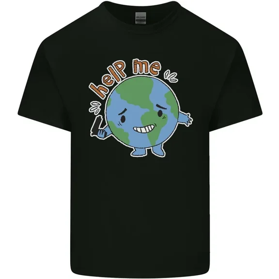 Hot Trending T-Shirt With Environment Help Me Climate Change T-Shirt Design Preview Only