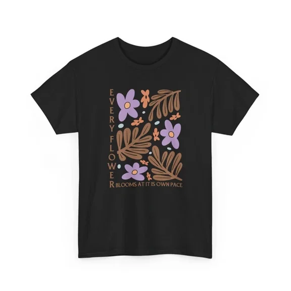 Hot Trending T-Shirt With Every Flower Blooms T-Shirt S-5Xl - Chic Flower Tee For Botanical Art & Nature Lovers