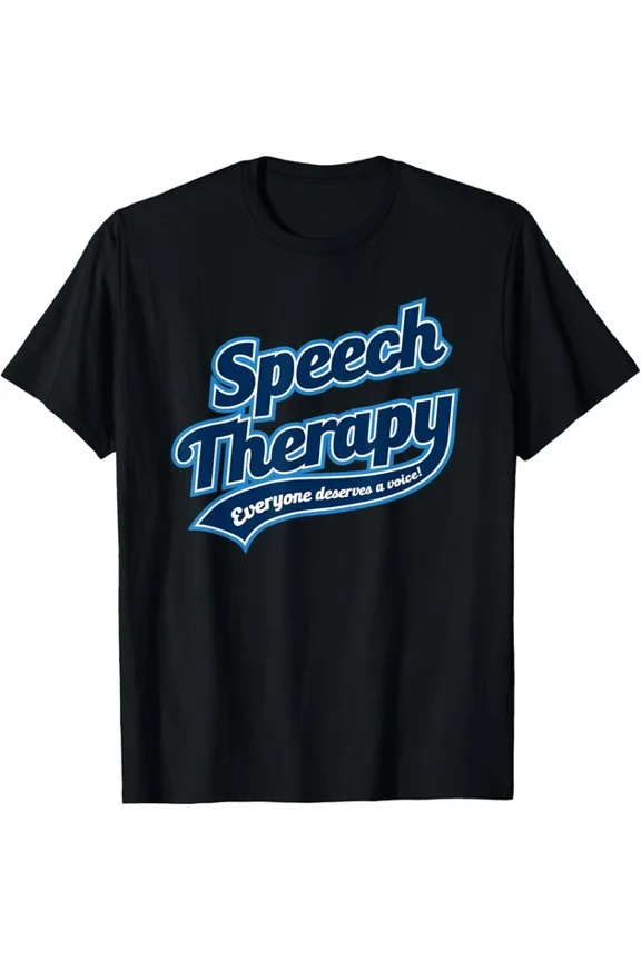 Hot Trending T-Shirt With Everyone Deserves A Voice - Speech Language Pathologist T-Shirt Design Preview Only