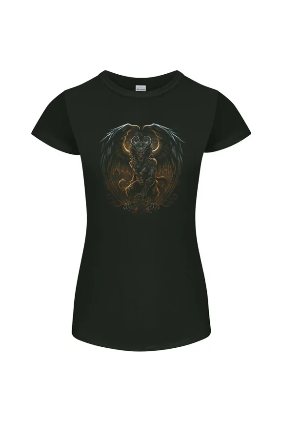 Hot Trending T-Shirt With Fantasy Chimera Greek Mythology Gothic T-Shirt Design Preview Only