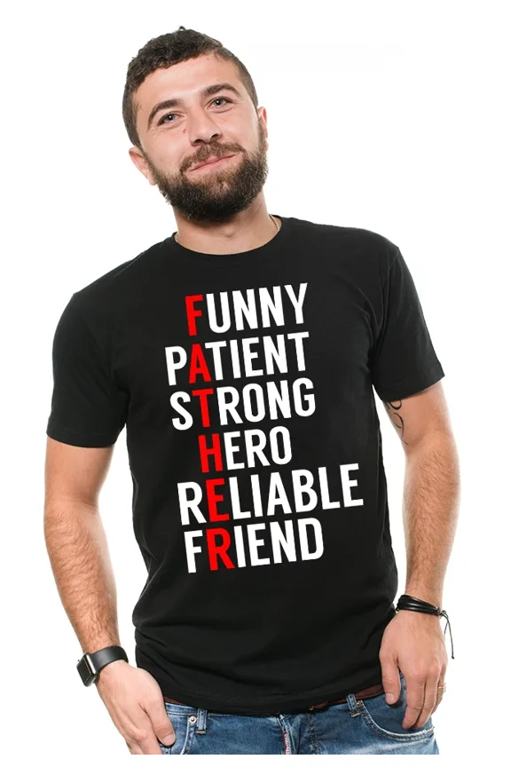 Hot Trending T-Shirt With Father'S Day Father Definition Mens Birthday Gift For Dad Design Preview Only