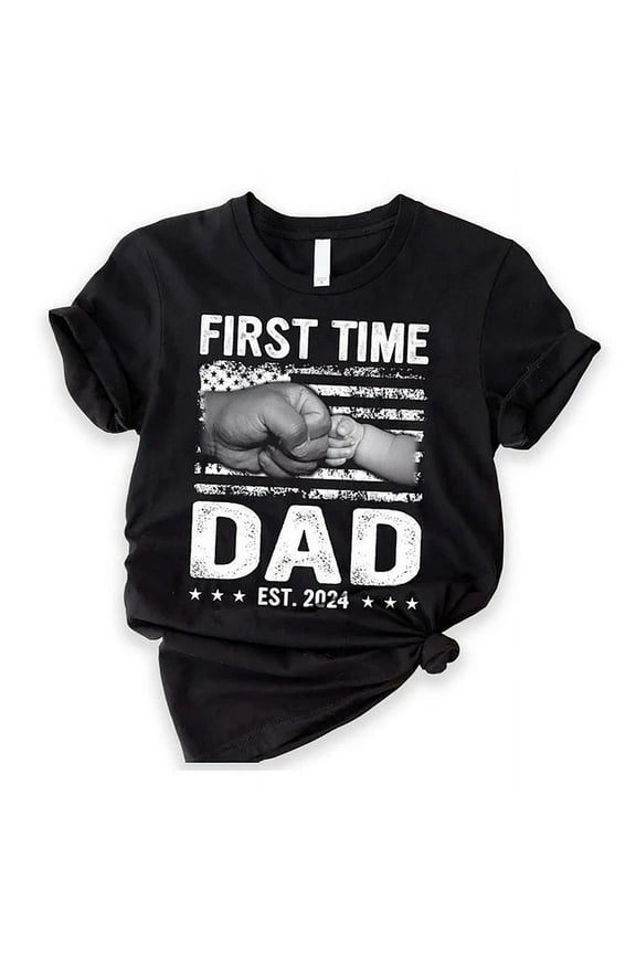 Hot Trending T-Shirt With First Time Dad, Dad Loading, Future Father Tee, Soon To Be Dad, Design Preview Only
