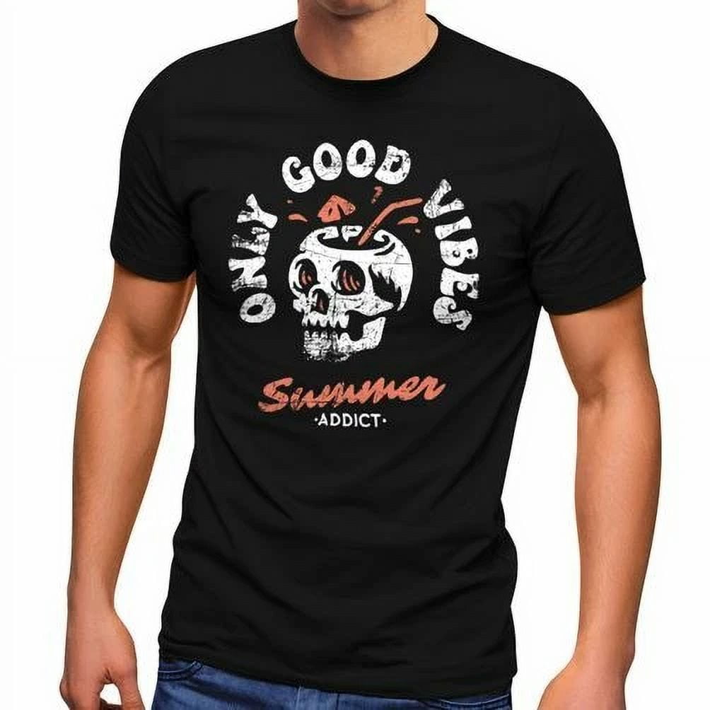 Hot Trending T-Shirt With Font Only Good Vibes Summer Retro T Design ...