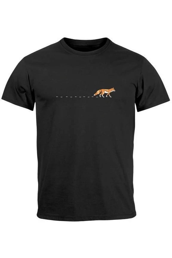 Hot Trending T-Shirt With Fox Fox Forest Animal Logo Print Badge Fashion Street Style T Design Preview Only