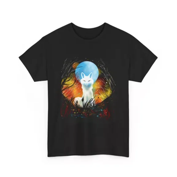 Hot Trending T-Shirt With Fox T Shirt | Magical Kitsune Shirt | Japanese Fox Shirt
