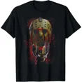 thumbnail image 1 of Hot Trending T-Shirt With Freddy Vs Jason Mask And Claws Design Preview Only, 1 of 5
