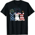 thumbnail image 1 of Hot Trending T-Shirt With French Bulldog American Flag 4Th Of July Independence Day T-Shirt Design Preview Only, 1 of 5