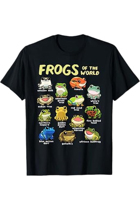 Hot Trending T-Shirt With Frog Shirt Forgs Of The World, Frog And Toad Lover T-Shirt Design Preview Only