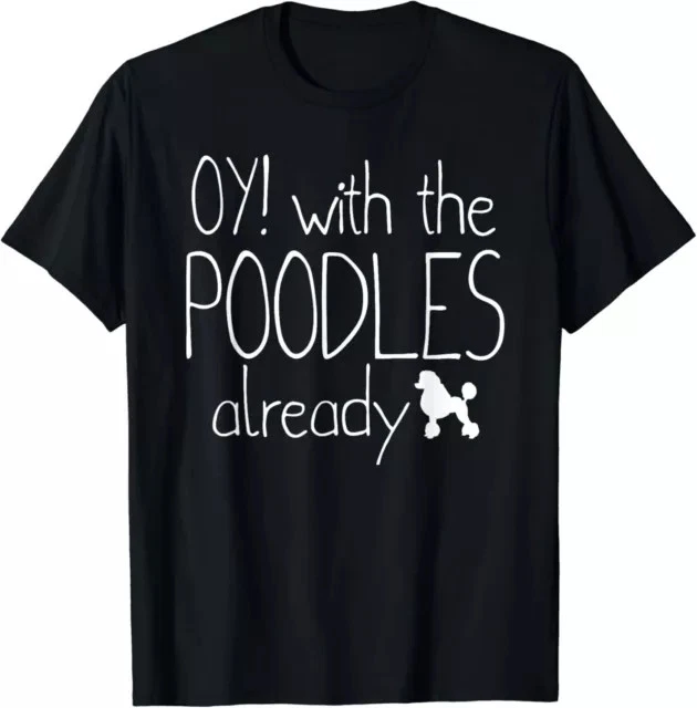 Poodle Eye Rolling Disapproving Dog T-Shirt