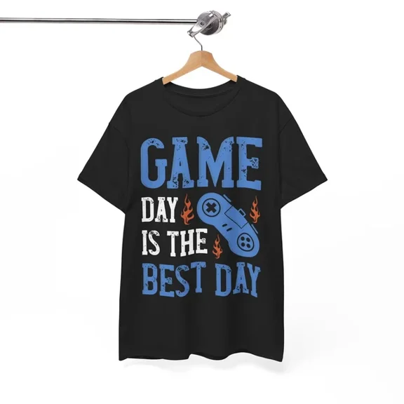 Hot Trending T-Shirt With Game Day Is The Best Day T-Shirt S-5Xl | Gaming Tee For Players | Game Graphic Shirt