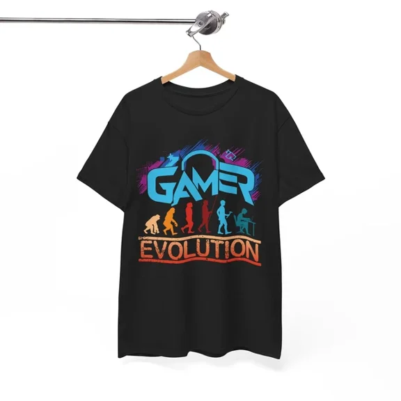 Hot Trending T-Shirt With Gamer Evolution Shirt | Gamer Shirt | Classic Gaming Tee