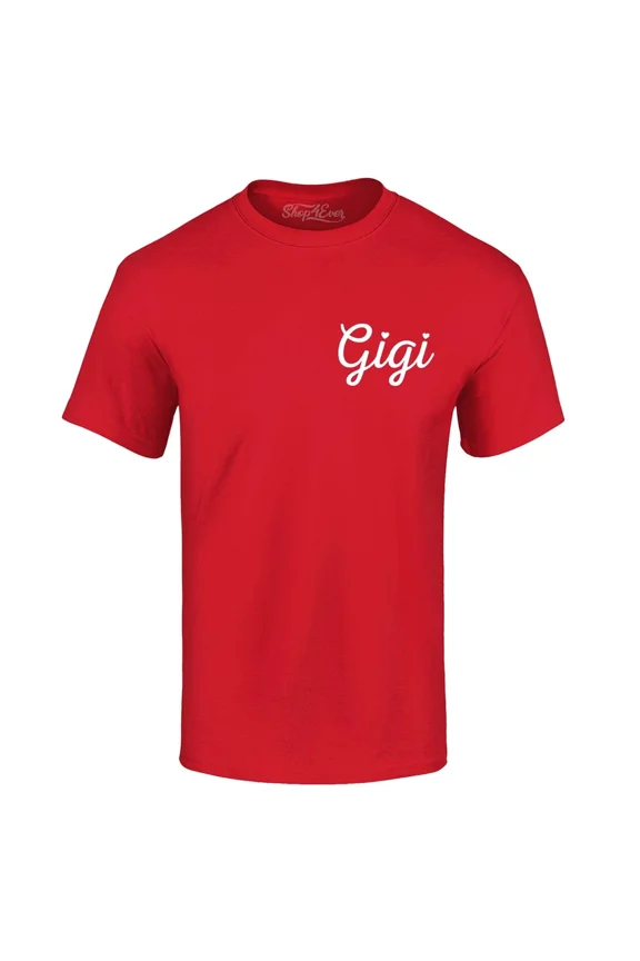 Hot Trending T-Shirt With Gigi Grandma Pocket Size Mothers Day Gift Gran Granny Mom Mum Mama Shirt Design Preview Only