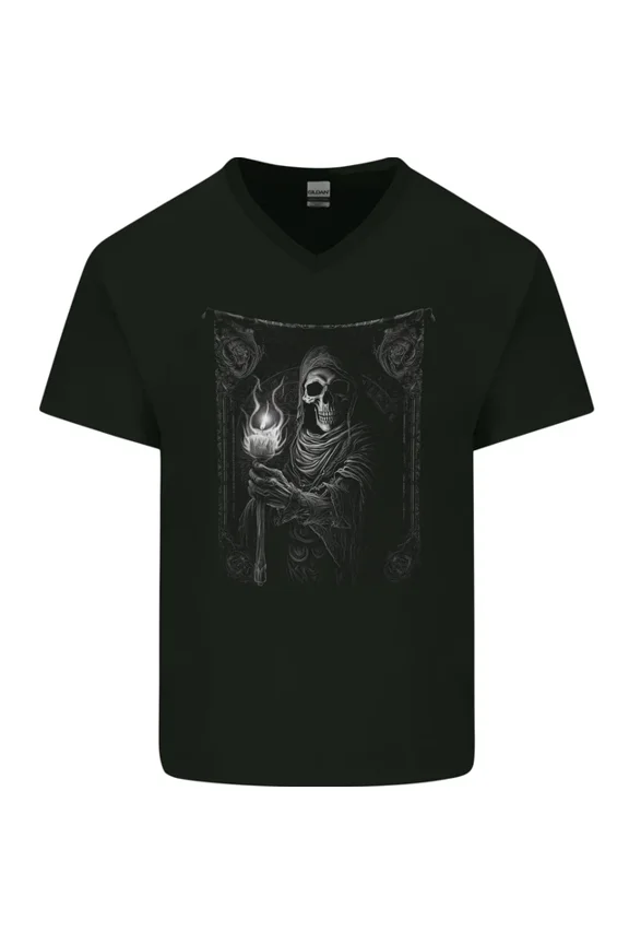 Hot Trending T-Shirt With Gothic Grim Reaper Goth Heavy Metal 12 T-Shirt Design Preview Only