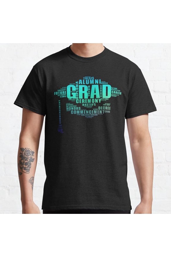 Hot Trending T-Shirt With Grad Word Cloud Design Preview Only
