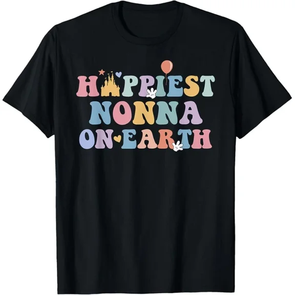 Hot Trending T-Shirt With Happiest Nonna On Earth Shirt, Grandmother Family Trip Design Preview Only