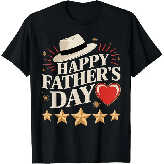Hot Trending T-Shirt With Happy Father’S Day Tees Father Husband Grand Dad Vintage T-Shirt