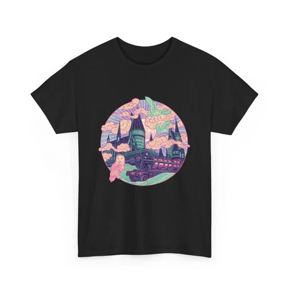 Hot Trending T-Shirt With Harry Potter Shirt | Hogwarts School T Shirt | Hogwarts Express & Hedwig Shirt