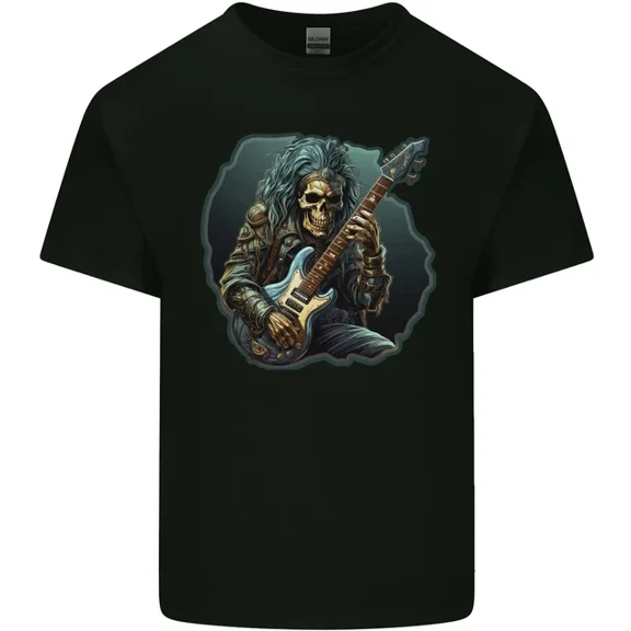 Hot Trending T-Shirt With Heavy Metal Rock Guitar Music T-Shirt Design Preview Only
