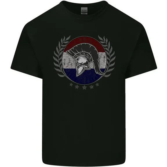 Hot Trending T-Shirt With Holland Bodybuilding Flag Gym Training Dutch T-Shirt Design Preview Only