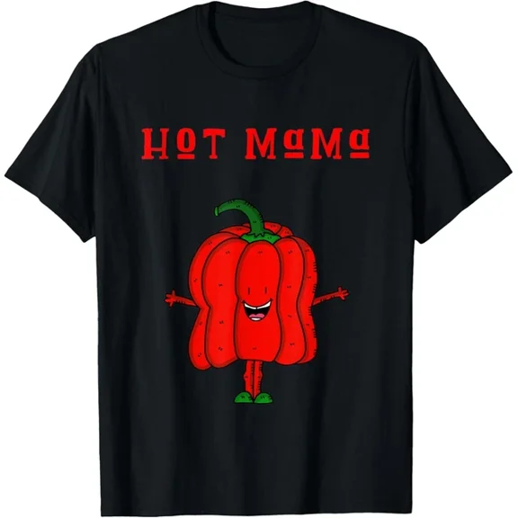 Hot Trending T-Shirt With Hot Mama Pepper Tshirt Design Preview Only