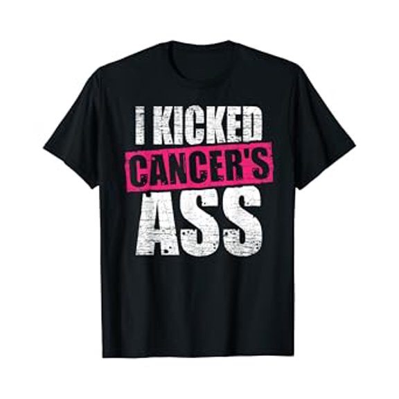 Hot Trending T-Shirt With I Kicked Cancer'S Awareness Shirt For Cancer Survivor T-Shirt Design Preview Only