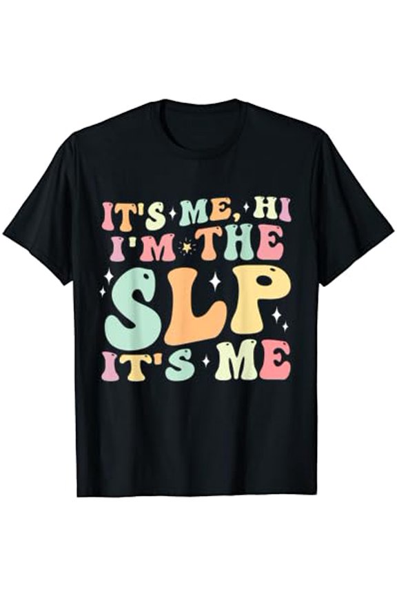 Hot Trending T-Shirt With Its Me Hi I'M The Slp Teacher Speech Therapy Back To School Design Preview Only