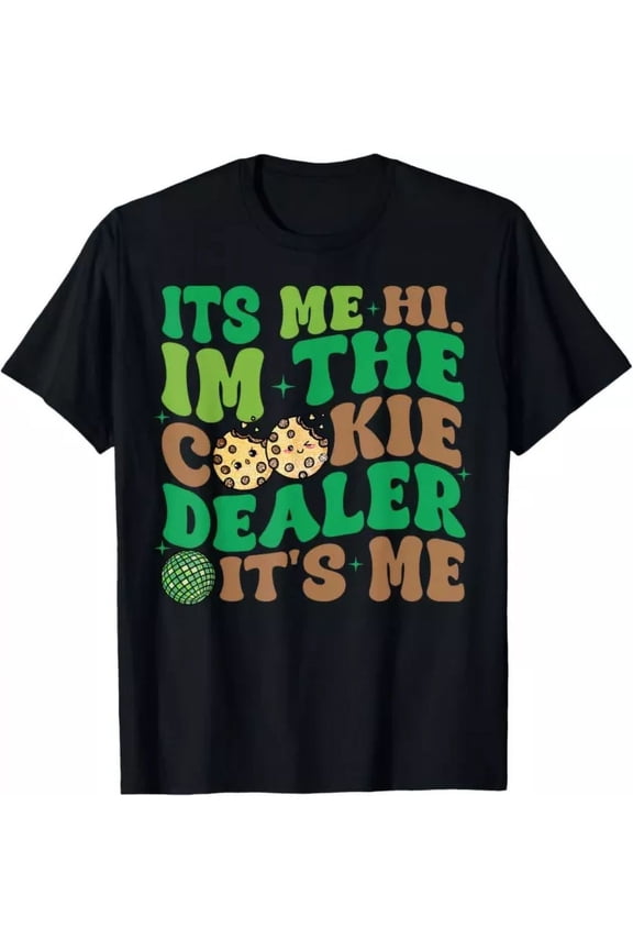 Hot Trending T-Shirt With Its Me Hi Im The Cookie Dealer Scout Troop Scouting Design Preview Only