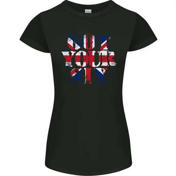 Hot Trending T-Shirt With Ive Got Your Six Union Jack Flag Army Paras T-Shirt Design Preview Only