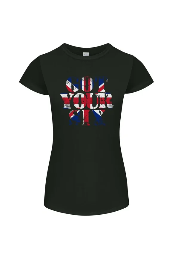 Hot Trending T-Shirt With Ive Got Your Six Union Jack Flag Army Paras T-Shirt Design Preview Only