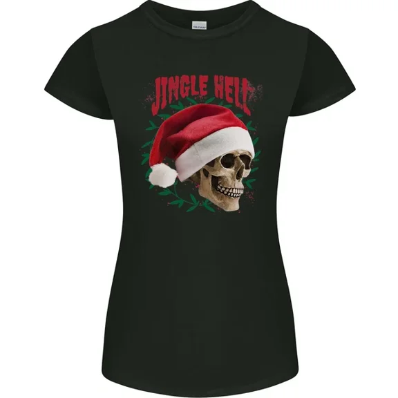 Hot Trending T-Shirt With Jingle Hell Funny Christmas Xmas T-Shirt Design Preview Only
