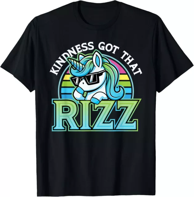 Bully Rizz Hot Trending T-Shirt With Kindness Anti Bullying Week Unicorn Got Rizz ...