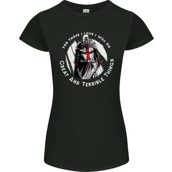 Hot Trending T-Shirt With Knights Templar St Georges Fathers Day T-Shirt Design Preview Only