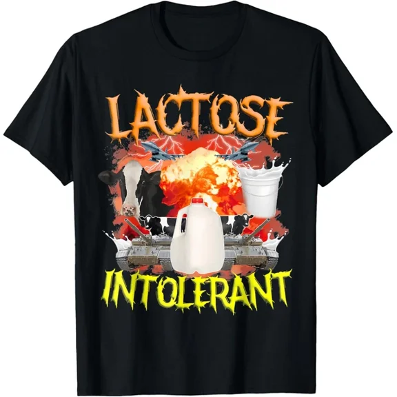 Hot Trending T-Shirt With Lactose Intolerant T-Shirt Oddly Specific T-Shirt