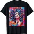 thumbnail image 1 of Hot Trending T-Shirt With Latina Melodies In Pop Street Art Latin Music Design Preview Only, 1 of 3