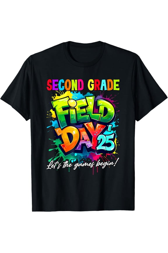 Hot Trending T-Shirt With Let The Games Begin 2Nd Second Grade Field Day Teacher