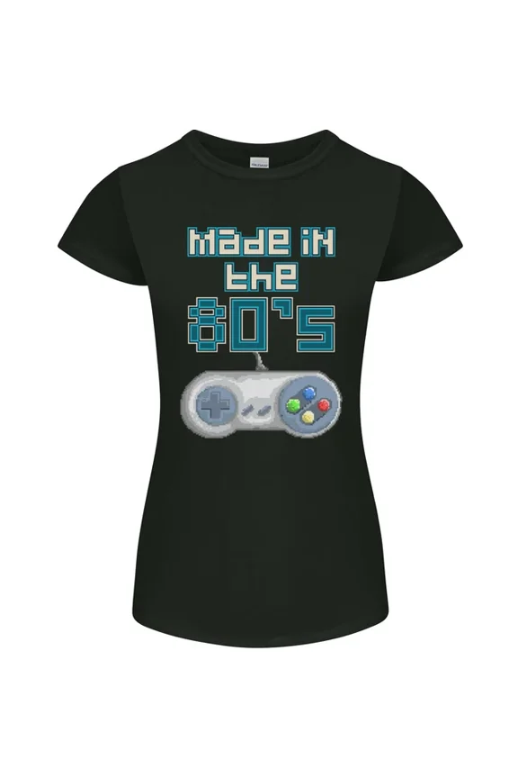 Hot Trending T-Shirt With Made In The 80'S Funny Birthday Retro T-Shirt Design Preview Only
