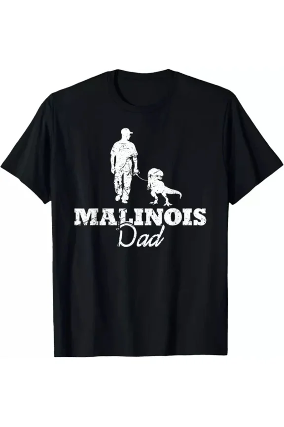 Hot Trending T-Shirt With Mals Owner Dog Loverfor Men Belgian Malinois Dad Design Preview Only