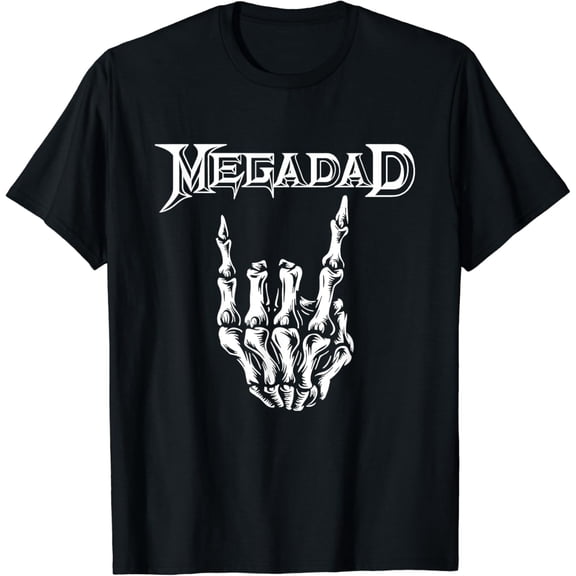 Hot Trending T-Shirt With Megadad Retro 90S Hard Rock Band Heavy Metal Father'S Day