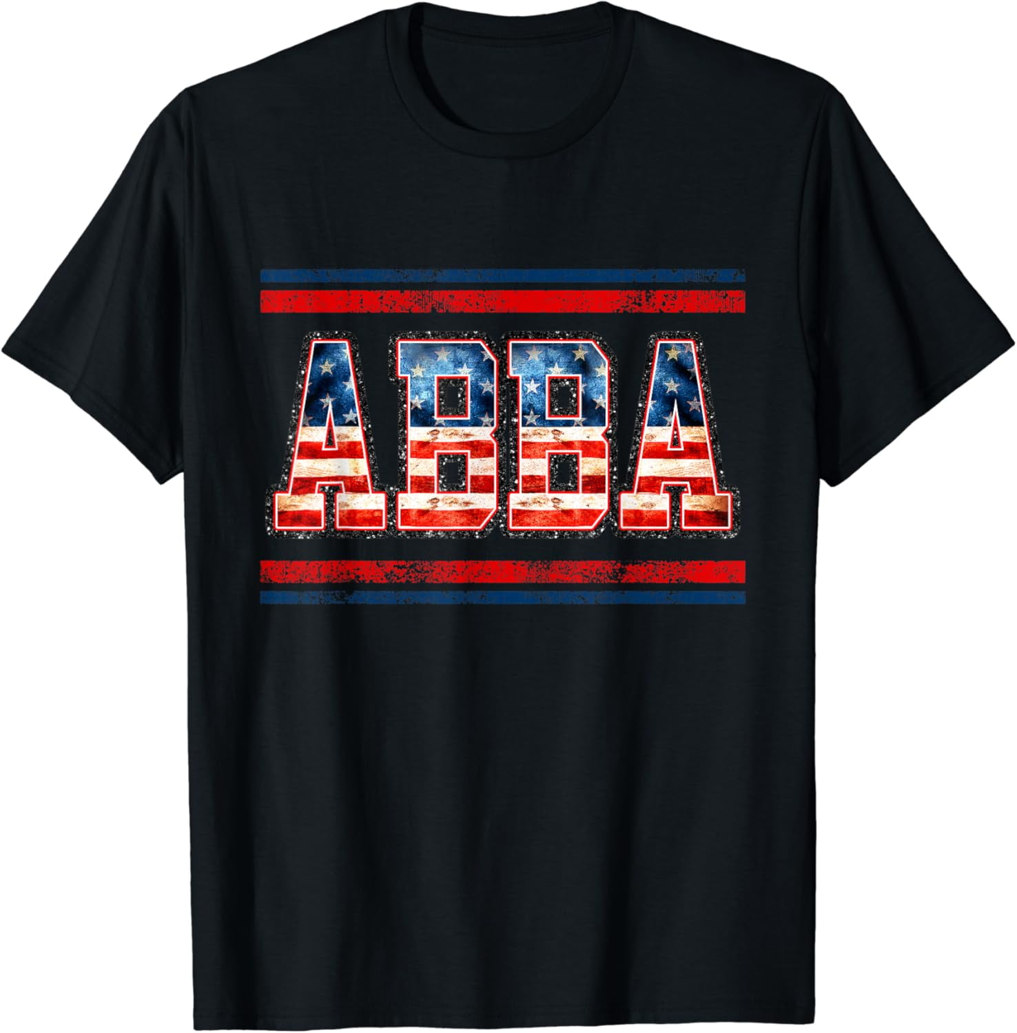 Hot Trending T-Shirt With Mens 4Th Of July Abba Flag Shirt