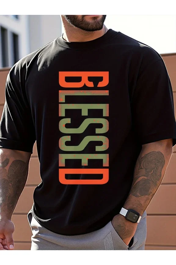 Hot Trending T-Shirt With Mens Clothes, T Shirts For Men, Casual Style Design With Print, 100% Pure Cotton