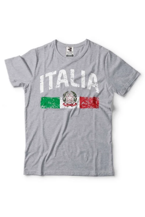 Hot Trending T-Shirt With Mens Italia Italy Patriotic Italia Italian Gift Tee Design Preview Only