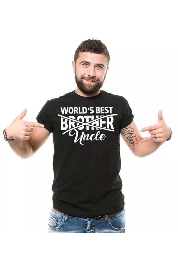 Hot Trending T-Shirt With Mens Uncle Funny Uncle Tee Uncle Gifts World'S Best Uncle Design Preview Only