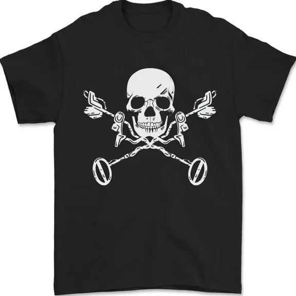 Hot Trending T-Shirt With Metal Detector Detecting T-Shirt Design Preview Only