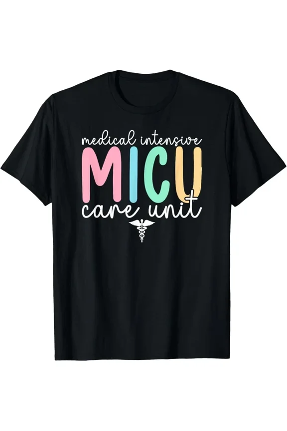 Hot Trending T-Shirt With Micu Nurse Boho Medical Intensive Care Unit Micu Nursing T-Shirt Design Preview Only