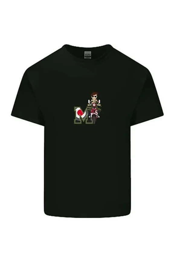 Hot Trending T-Shirt With Mod Scooter Symbol Logo Motorbike British Kids T-Shirt Boys Girls Design Preview Only