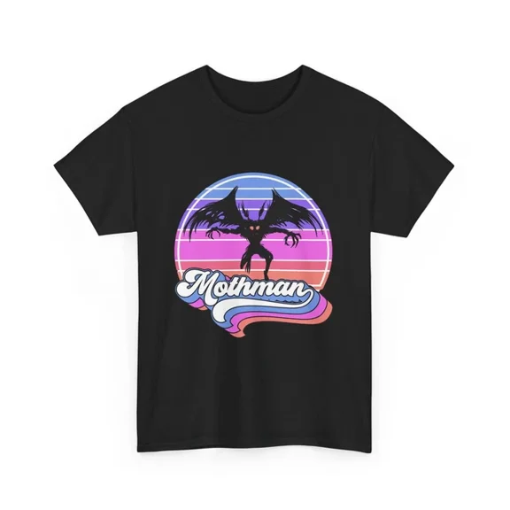 Hot Trending T-Shirt With Mothman T Shirt | Moth Man | Mothman Shirt | Cryptid Shirt | Mothman Tshirt S-5Xl | T